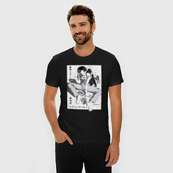Футболка slim-fit Мисато Кацураги, цвет: черный — фото 2