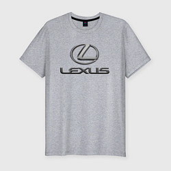 Футболка slim-fit LEXUS, цвет: меланж