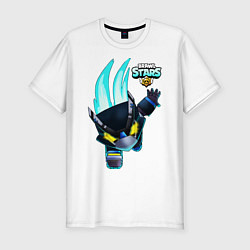 Футболка slim-fit Brawl Stars CROW, цвет: белый