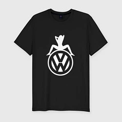 Мужская slim-футболка Volkswagen Girl Z