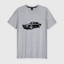 Футболка slim-fit Ford Mustang Z, цвет: меланж