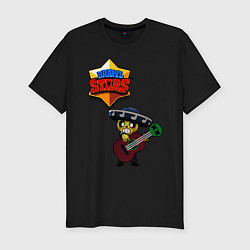 Футболка slim-fit BRAWL STARS Поко Poco, цвет: черный