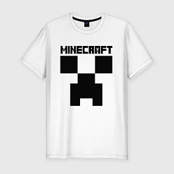 Мужская slim-футболка MINECRAFT CREEPER