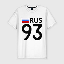 Мужская slim-футболка RUS 93