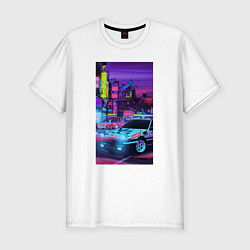 Футболка slim-fit AE86, цвет: белый