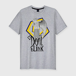 Футболка slim-fit Don't blink, цвет: меланж