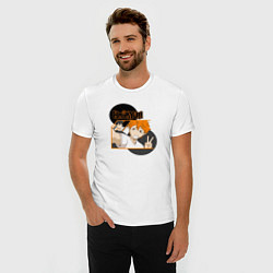 Футболка slim-fit Haikyuu, цвет: белый — фото 2