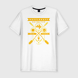 Футболка slim-fit Hufflepuff Quidditch Team, цвет: белый