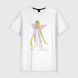 Мужская slim-футболка Sailor MoonСеренити