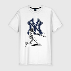 Мужская slim-футболка New York Yankees - baseball team