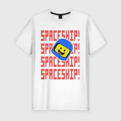 Мужская slim-футболка Spaceship