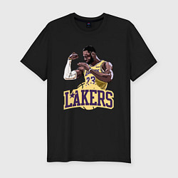Мужская slim-футболка LeBron - Lakers