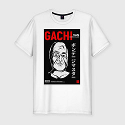 Футболка slim-fit Gachimuchi Van Darkholm, цвет: белый