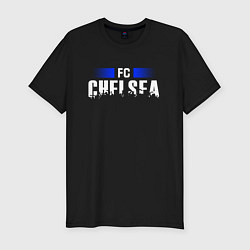 Футболка slim-fit FC Chelsea, цвет: черный
