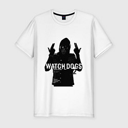 Мужская slim-футболка Watch dogs 2 Z
