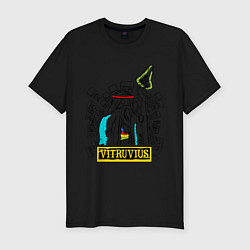 Мужская slim-футболка Lego: Vitruvius
