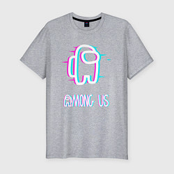 Футболка slim-fit Among us, цвет: меланж