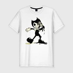 Футболка slim-fit Bendy And The Ink Machine, цвет: белый