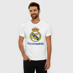 Футболка slim-fit Real Madrid FC, цвет: белый — фото 2