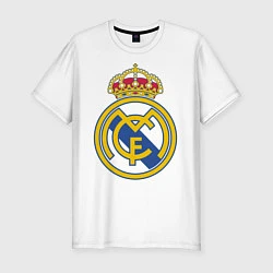 Футболка slim-fit Real Madrid FC, цвет: белый