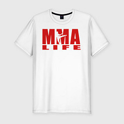 Футболка slim-fit MMA, цвет: белый