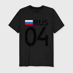 Футболка slim-fit RUS 04, цвет: черный