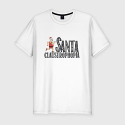 Футболка slim-fit Santa, цвет: белый