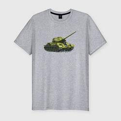 Мужская slim-футболка Т-34