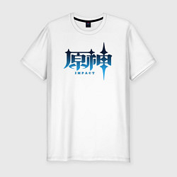 Мужская slim-футболка Genshin Impact