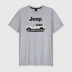 Футболка slim-fit Jeep, цвет: меланж