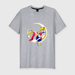 Футболка slim-fit Sailor Moon, цвет: меланж