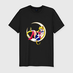Мужская slim-футболка Sailor Moon