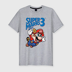 Мужская slim-футболка Mario 3