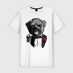 Футболка slim-fit The Dogfather, цвет: белый