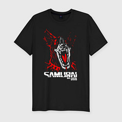 Мужская slim-футболка SAMURAI Cyberpunk 2077