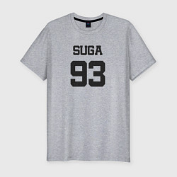 Футболка slim-fit BTS - Suga 93, цвет: меланж