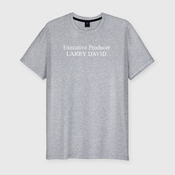 Футболка slim-fit Executive Producer LARRY DAVID, цвет: меланж