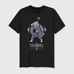 Футболка slim-fit LITTLE NIGHTMARES 2 МОНО, цвет: черный