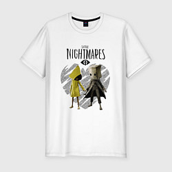 Футболка slim-fit Little Nightmares II, цвет: белый