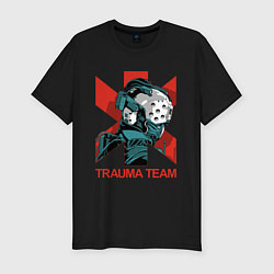 Футболка slim-fit TRAUMA TEAM Cyberpunk 2077, цвет: черный