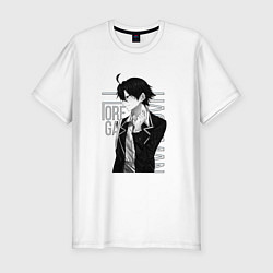 Футболка slim-fit OreGairu, цвет: белый