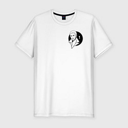 Футболка slim-fit Космобой, цвет: белый