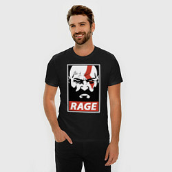 Футболка slim-fit RAGE GOW, цвет: черный — фото 2