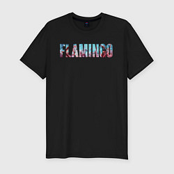 Футболка slim-fit FLAMINGO, цвет: черный