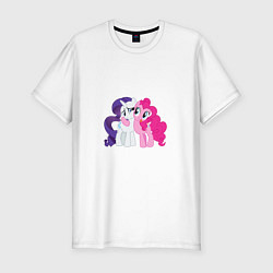 Футболка slim-fit My Little Pony Pinkie Pie And, цвет: белый