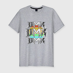 Футболка slim-fit DMX - Dark Man X, цвет: меланж