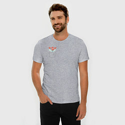 Футболка slim-fit Zoidberg карман, цвет: меланж — фото 2