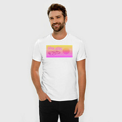 Футболка slim-fit Закатный Vice City, цвет: белый — фото 2