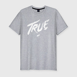Футболка slim-fit TRUE AVICII, цвет: меланж
