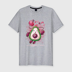 Футболка slim-fit Авокадо dreams, цвет: меланж